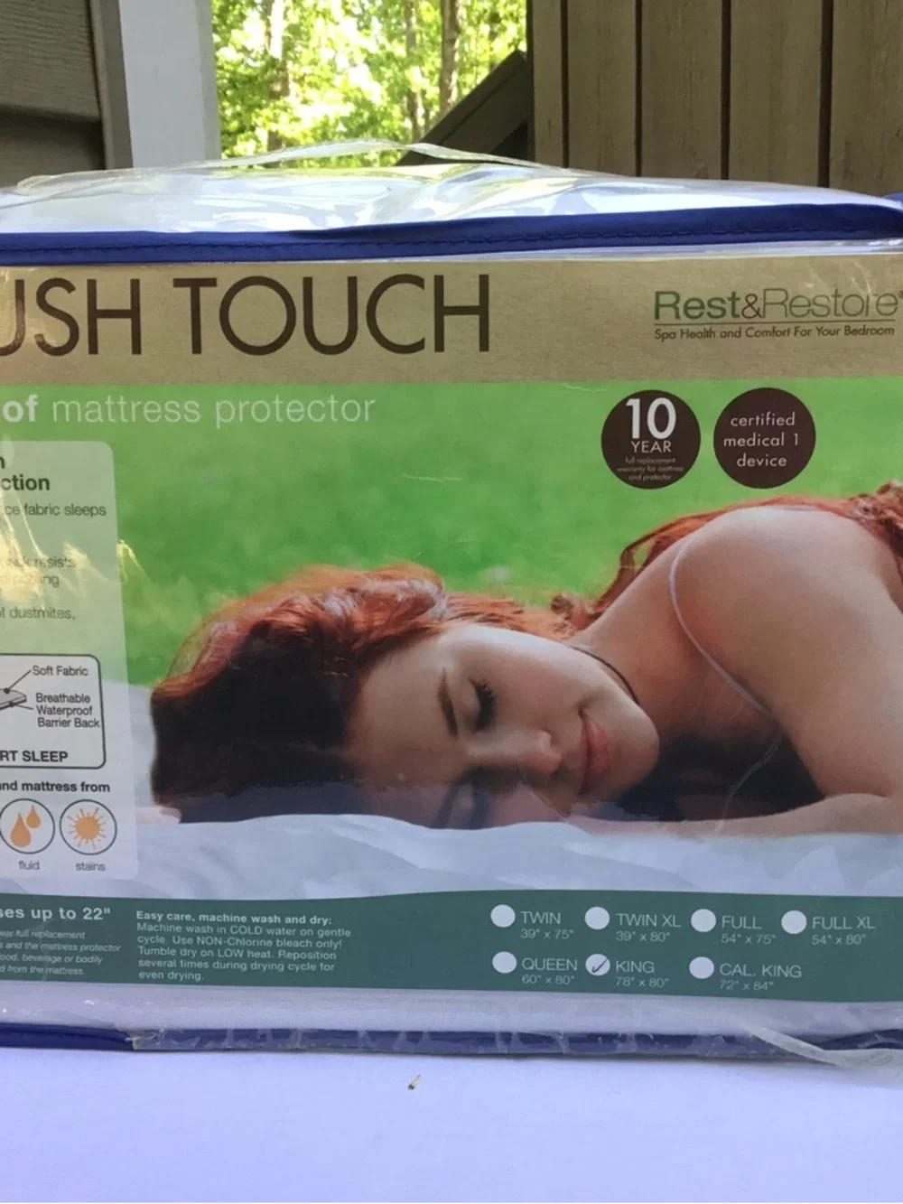 NEW ‘Plush Touch’ Waterproof Mattress Protector - KING